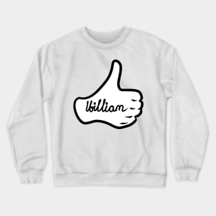 Men name William Crewneck Sweatshirt